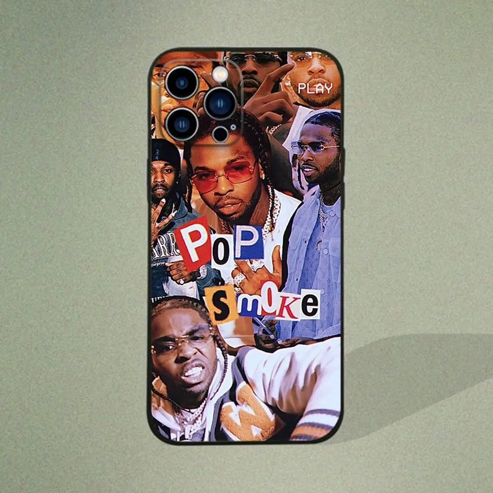 Чехол для телефона P-Pop S-Smokes IPhone 15 14 13 12 11 Pro Max Mini 8 7 Plus SE2 X XR XS MAX мягкие силиконовые