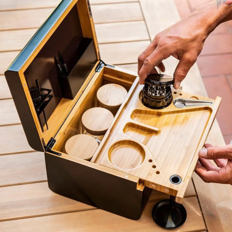 

Новая поставка, сундук для хранения, набор для хранения, деревянный набор для хранения, травяной съемный передвижной подарок и разделители с блокируемым лотком, деревянный