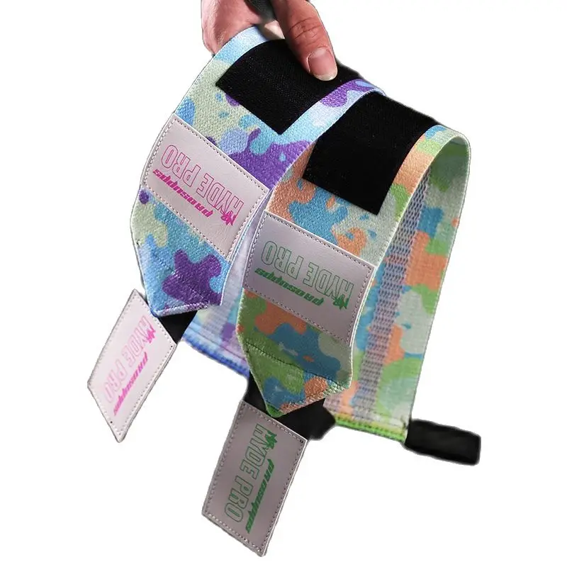 

1Pair Graffiti Camouflage Fitness WeightLifting Wristband Adjustable Breathable Wrist Wraps Bandage Sport Yoga Wrist Brace Strap