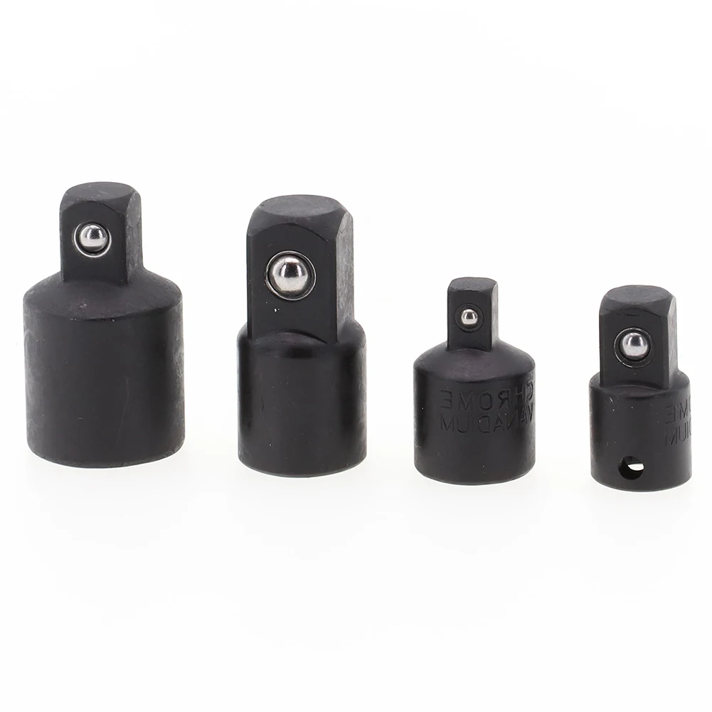 4 Pcs Converter Drive Ratchet Socket Adapter 3/8 To 1/4 1/2 Inch Replacement Parts For Electric Drill Air Impact Power Tools