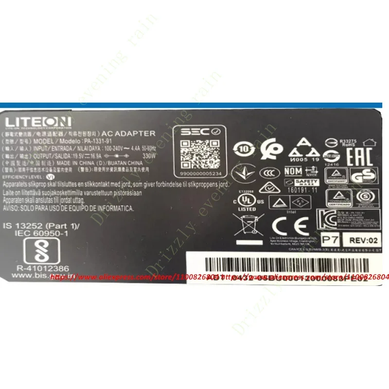 Адаптер питания переменного тока LiteOn PA-1331-91 19 5 В 16 9 А 330 Вт