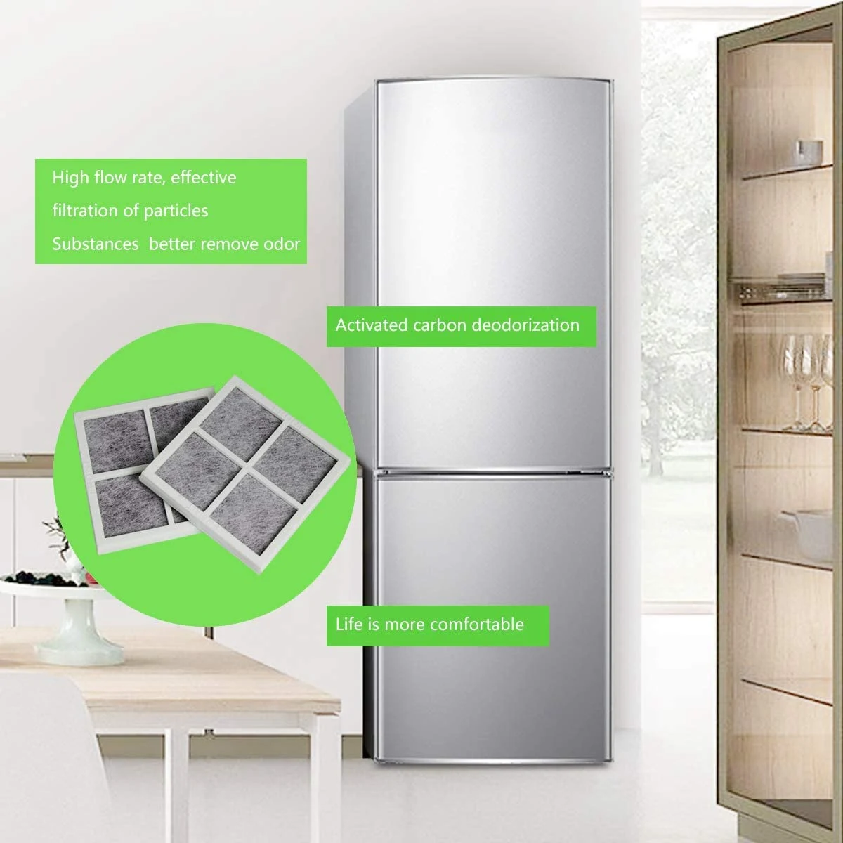 5 упаковок воздушного фильтра холодильника для LG LT120F запасные части свежего
