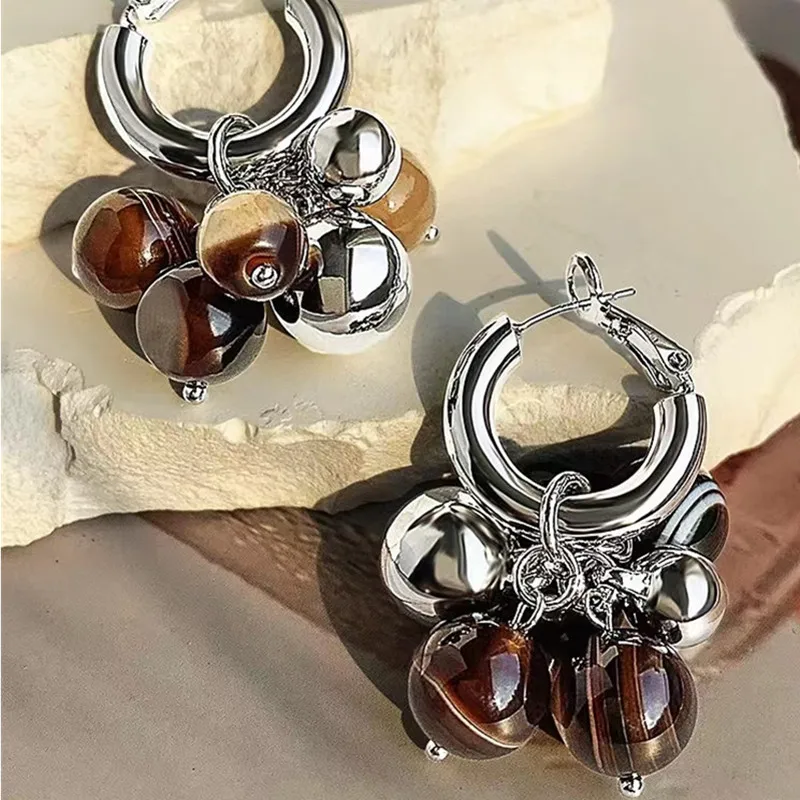 

Серьги Hemale Spice Girl, модные серьги-гвоздики, индивидуальные нишевые дизайнерские Наушники High Sense