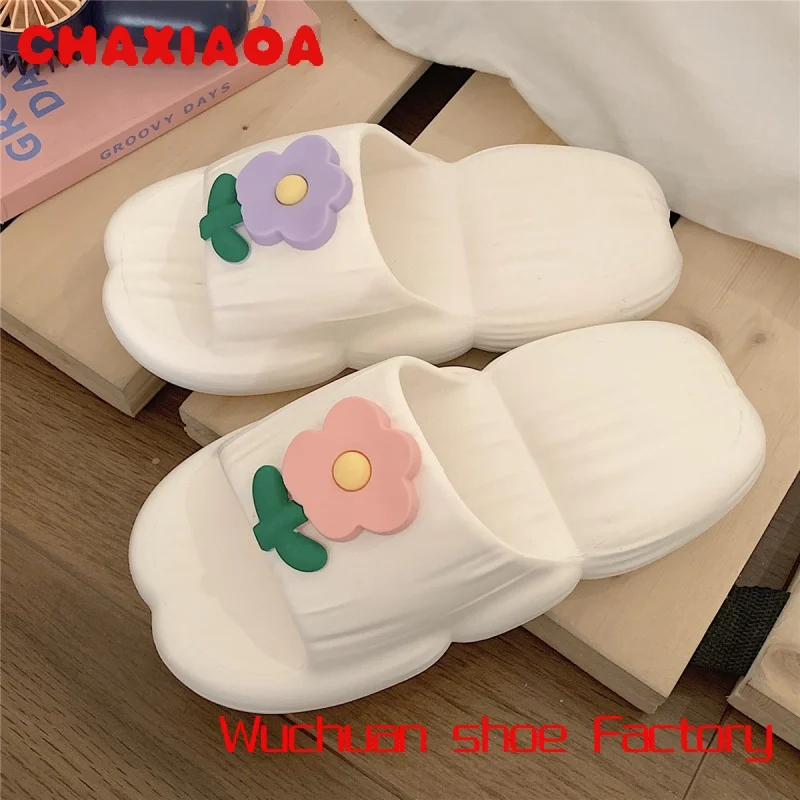 

Women Thick Platform Home Slippers Fashion Non-slip EVA Bathroom Slides Woman Sandals