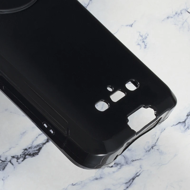 Мягкий чехол из ТПУ для телефона Ulefone Power Armor 16 Pro черный прозрачный силиконовый