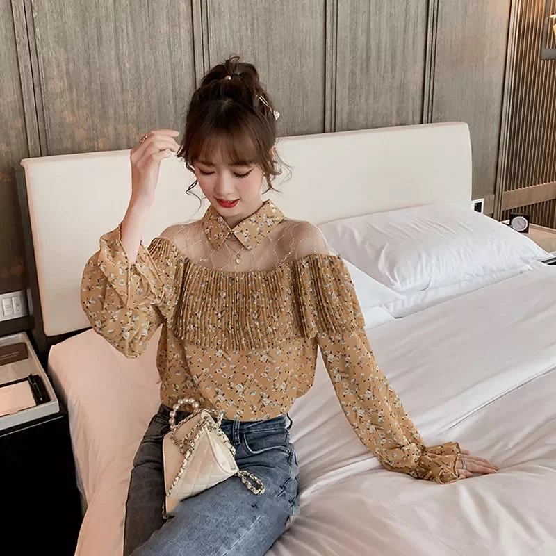 

spring summer autumn new women fashion casual lady beautiful nice Tops woman female OL blusas femininas elegante Fq52