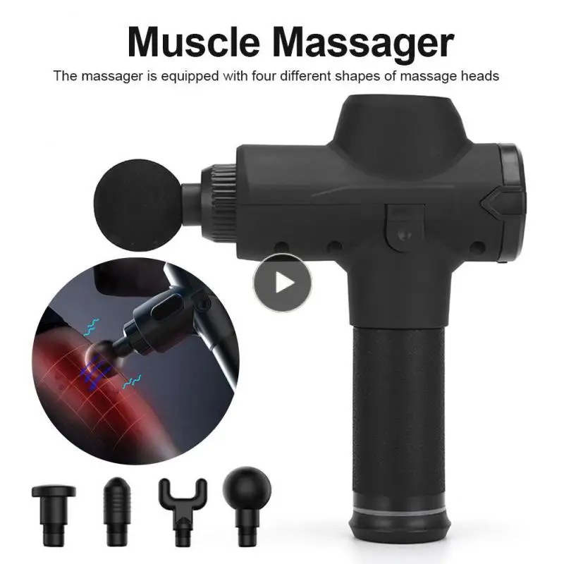 

Electric Massagers Portable Fitness Device Mini Fitness Equipment Mute Hand-held Fascia Gun For Health Massage Muscle Massager