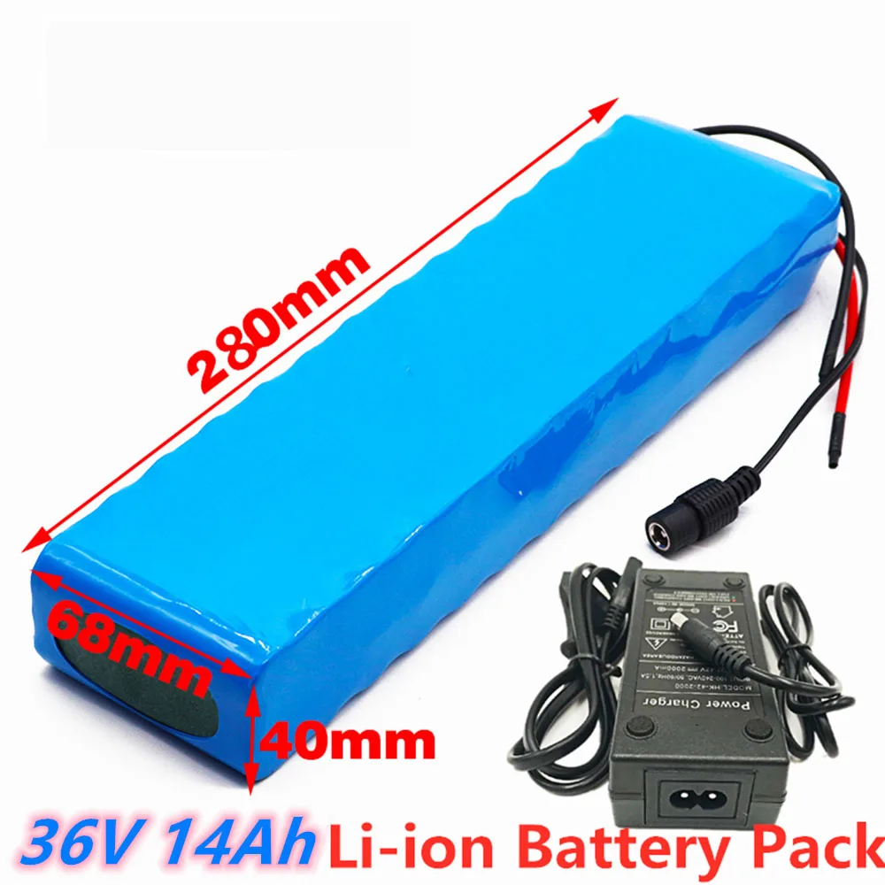 

E-bike 36V 14ah Battery e bike Battery Pack 18650 Li-Ion Battery 350W High Power and Capacity 42V Motorcycle Scooter With Charge
