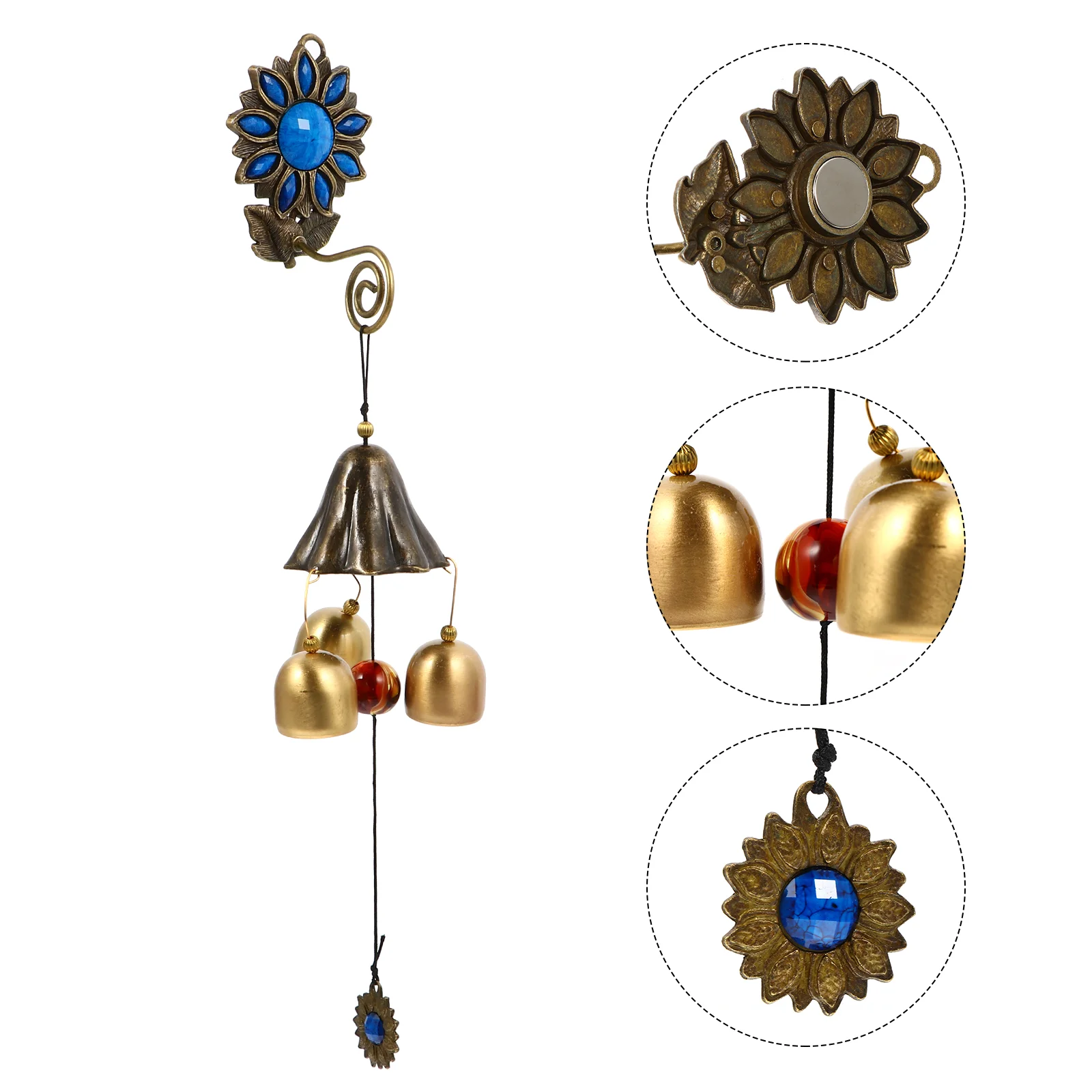 

1pc Sunflower Wind Chimes Hanging Metal Wind Bell Ornaments