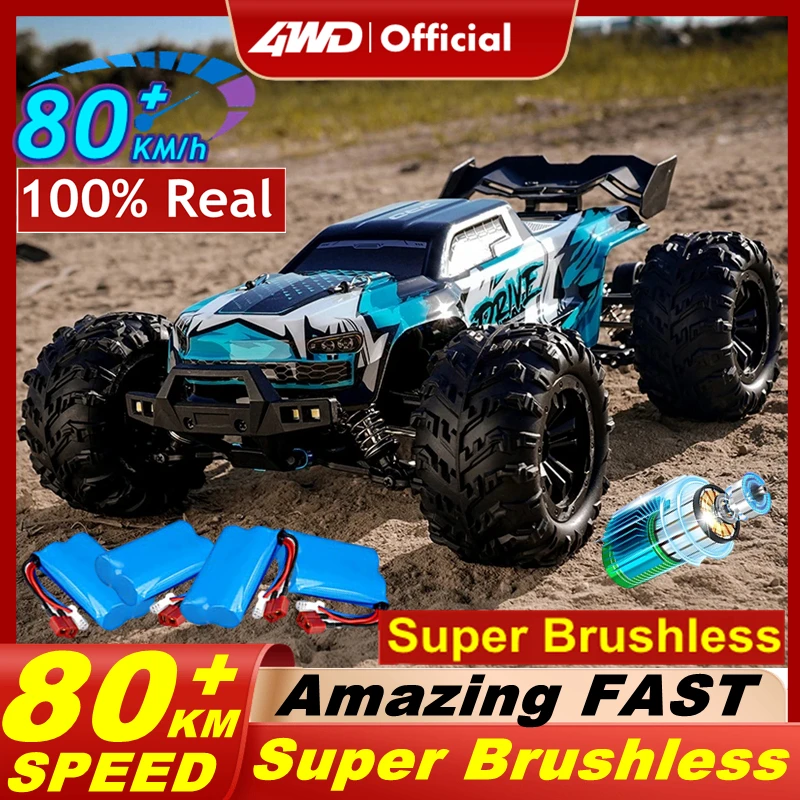 

Полноприводный супер телефон 80 км/ч Радиоуправляемый автомобиль с дистанционным управлением гоночный Дрифт внедорожник 4x4 игрушечный автомобиль для взрослых и детей