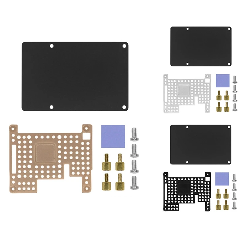 

Алюминиевый защитный чехол с радиатором для Raspberry Pi 4B/3B +/3B