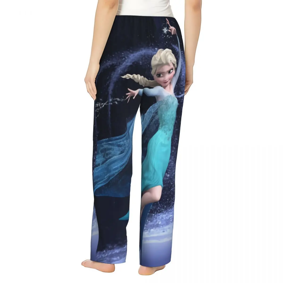 Персонализированные Мультяшные Замороженные пижамные штаны одежда для сна