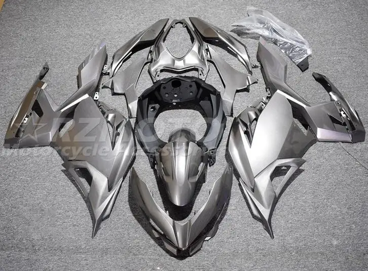 

New ABS Motorcycle Accessories For Fit Kawasaki Ninja 400 2019 2020 2021 19 20 21 Fairings Kit Shell Body Set Custom Gray
