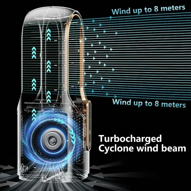 Портативный мини-конденсатор USB-охладитель воздуха с 6-скоростным бесшумным