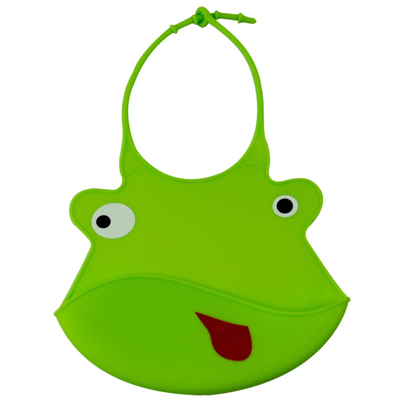 

Cute Newborn Cartoon Design Waterproof Aprons Baby BibsDesign Baby Bibs Waterproof Silicone Feeding Baby Saliva Towel 6 Colors