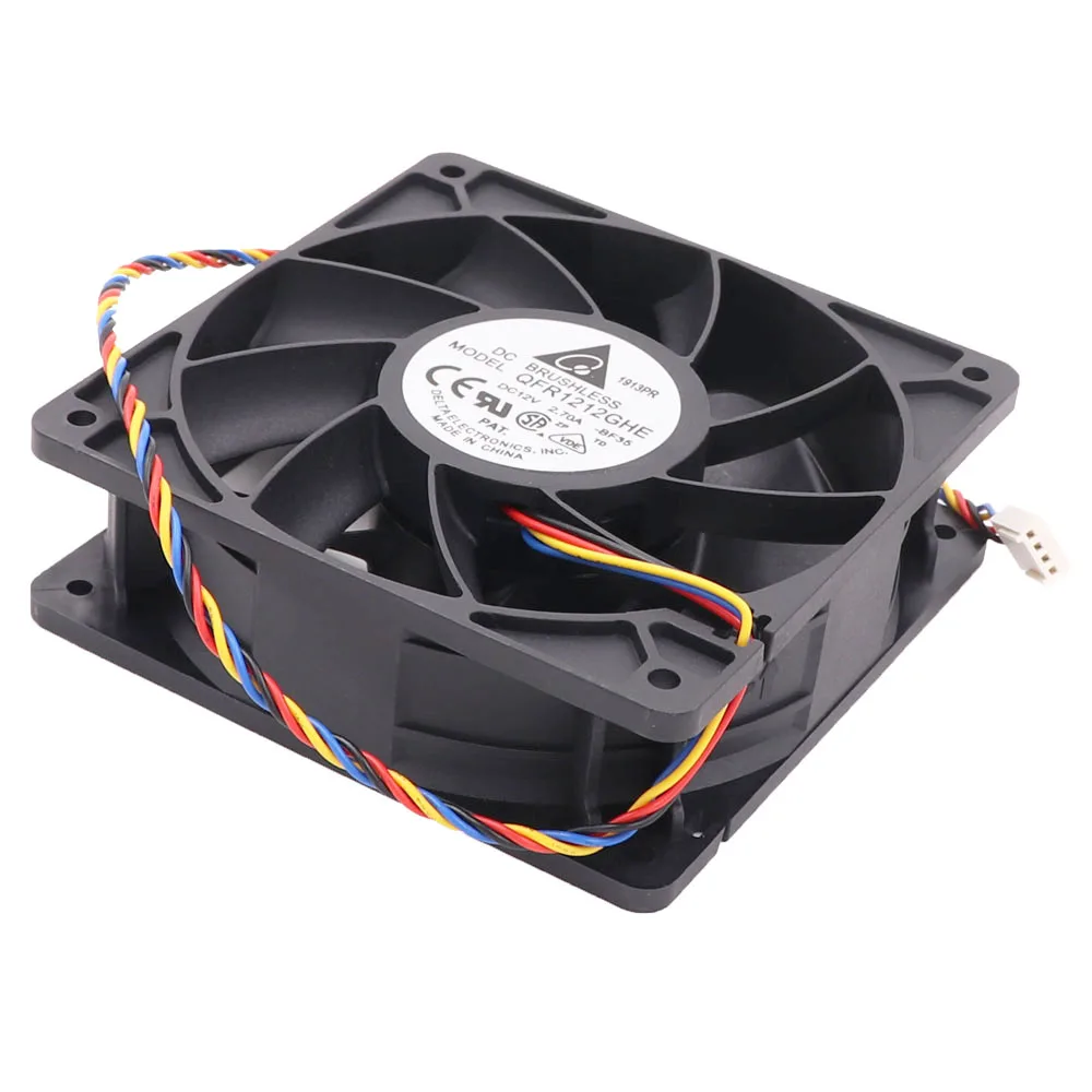 Оригинальный вентилятор охлаждения 12 см Для Delta DC В 12038 qfr12ghe PFC1212DE TFC1212DE AFC1212DE PWM S7 S9