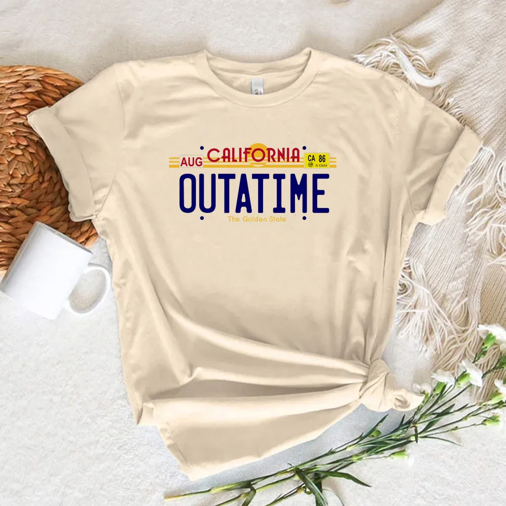 Женская футболка с принтом Назад в будущее