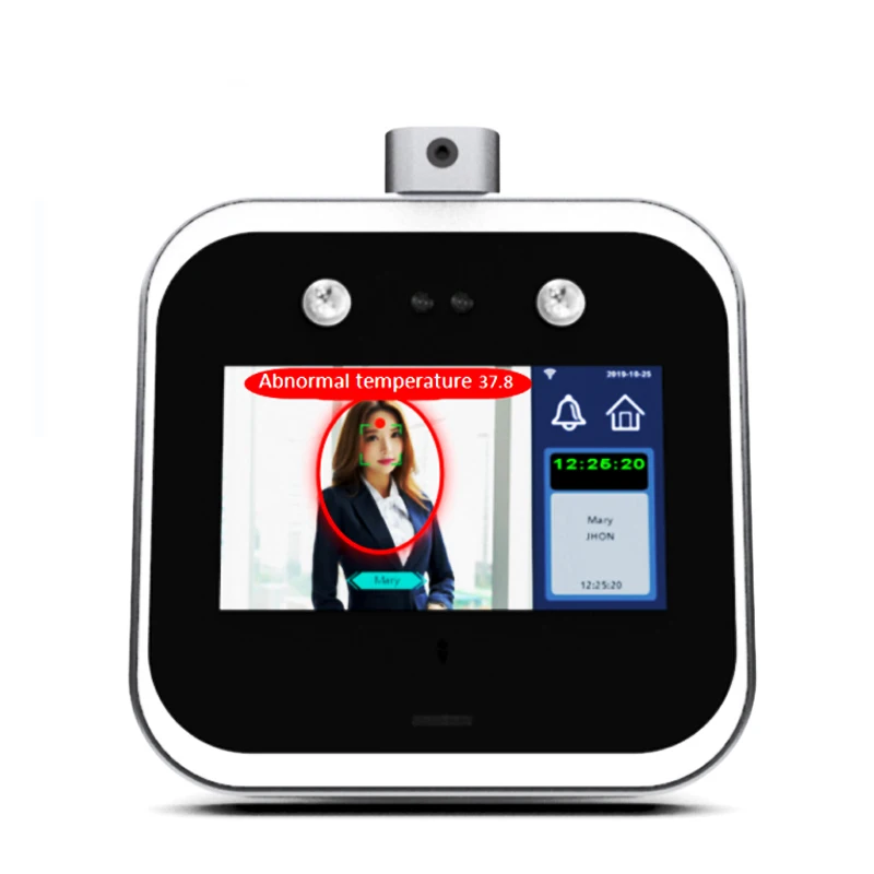 

Biometric Face Recognition Access Control Non-Contact Body Temperature Sensor For Entrance Exit Facial Time Attendance Terminal