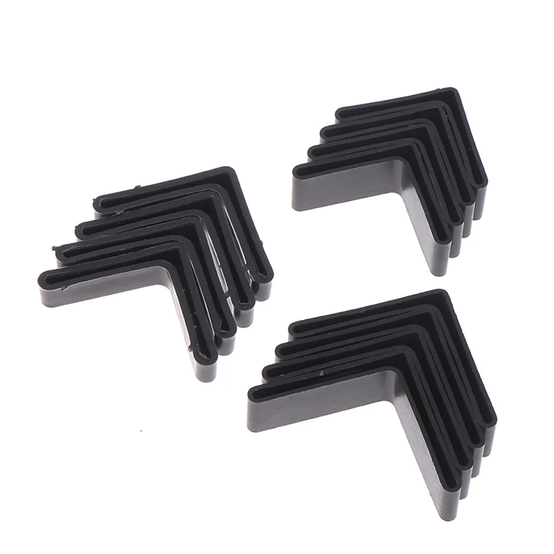 

4Pcs L-Shaped Angle Steel Foot Pad 30mm/35mm/40mm Angular Rubber Footing Plastic Household Suitable Rubber Universal Foot