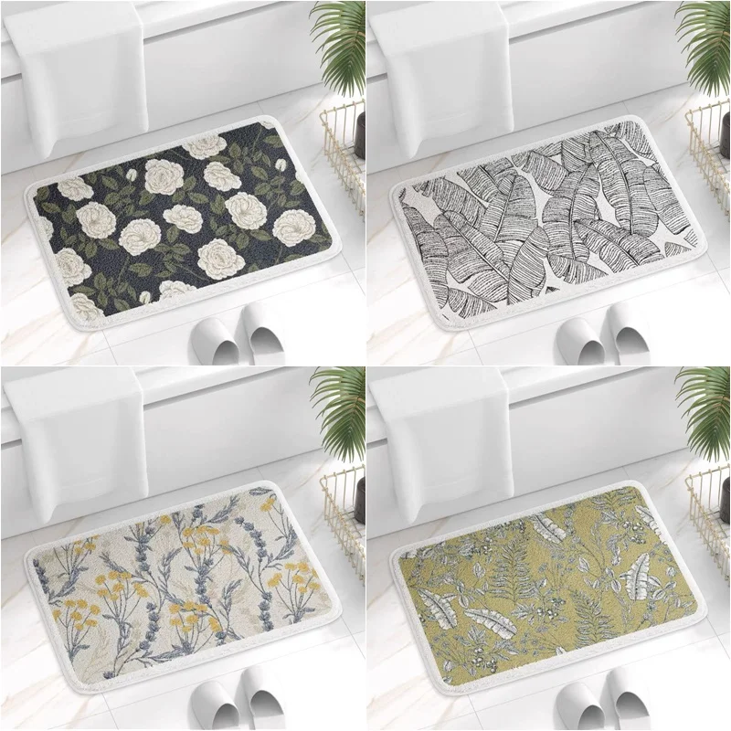 Прямоугольный дневной коврик для душа из микрофибры |