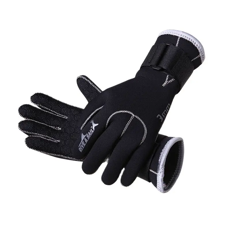 

Diving Gloves 3MM Comfortable, Non slip, Warm and Wear resistant Hand Guard Diving Fabric Surfing and Snorkeling