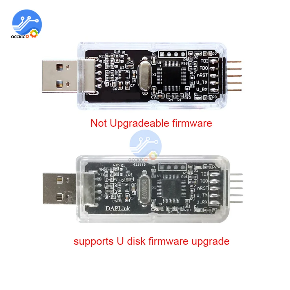 Эмулятор CMSIS DAP/DAPLink STM32 зонд отладки ARM Cortex-M MCU JTAG/SWD/CDC последовательный