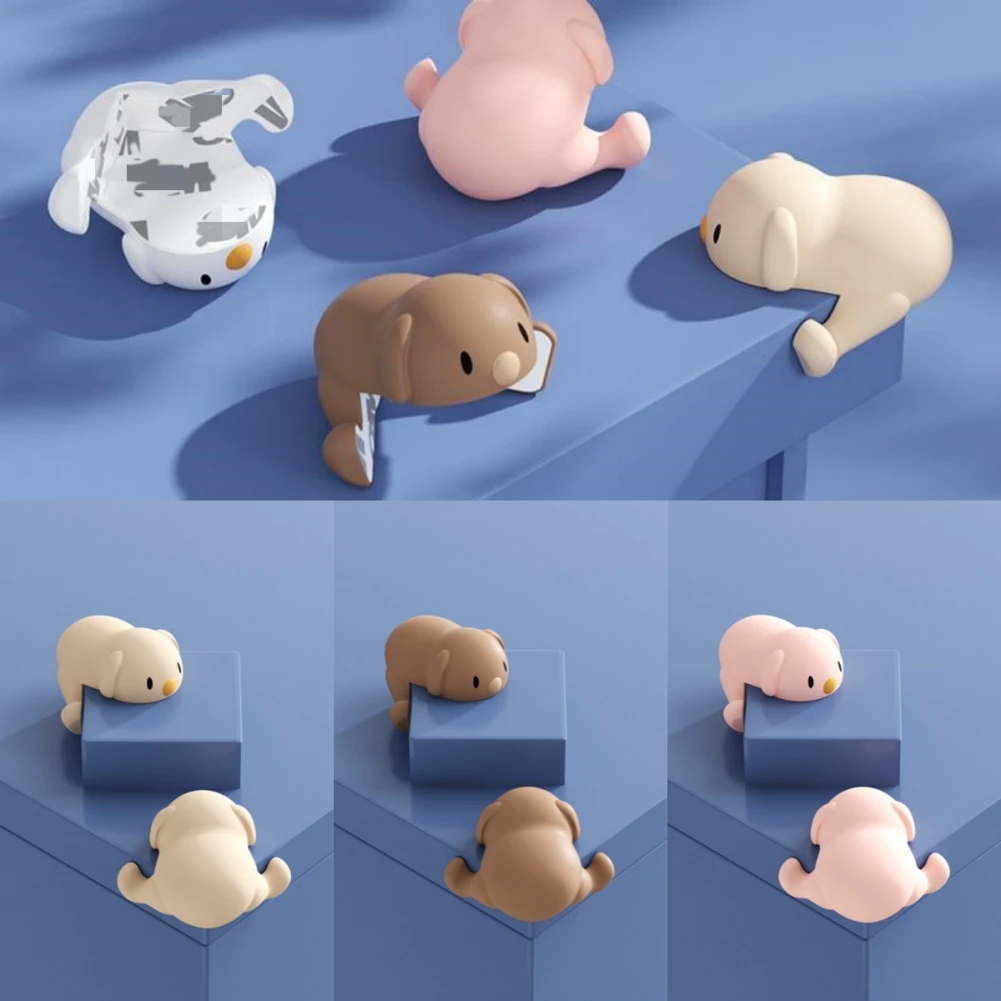 

Милый мультяшный защитный уголок для стола, защита для безопасности детей, защитные края для детей, противоударный край, мебель из силикона