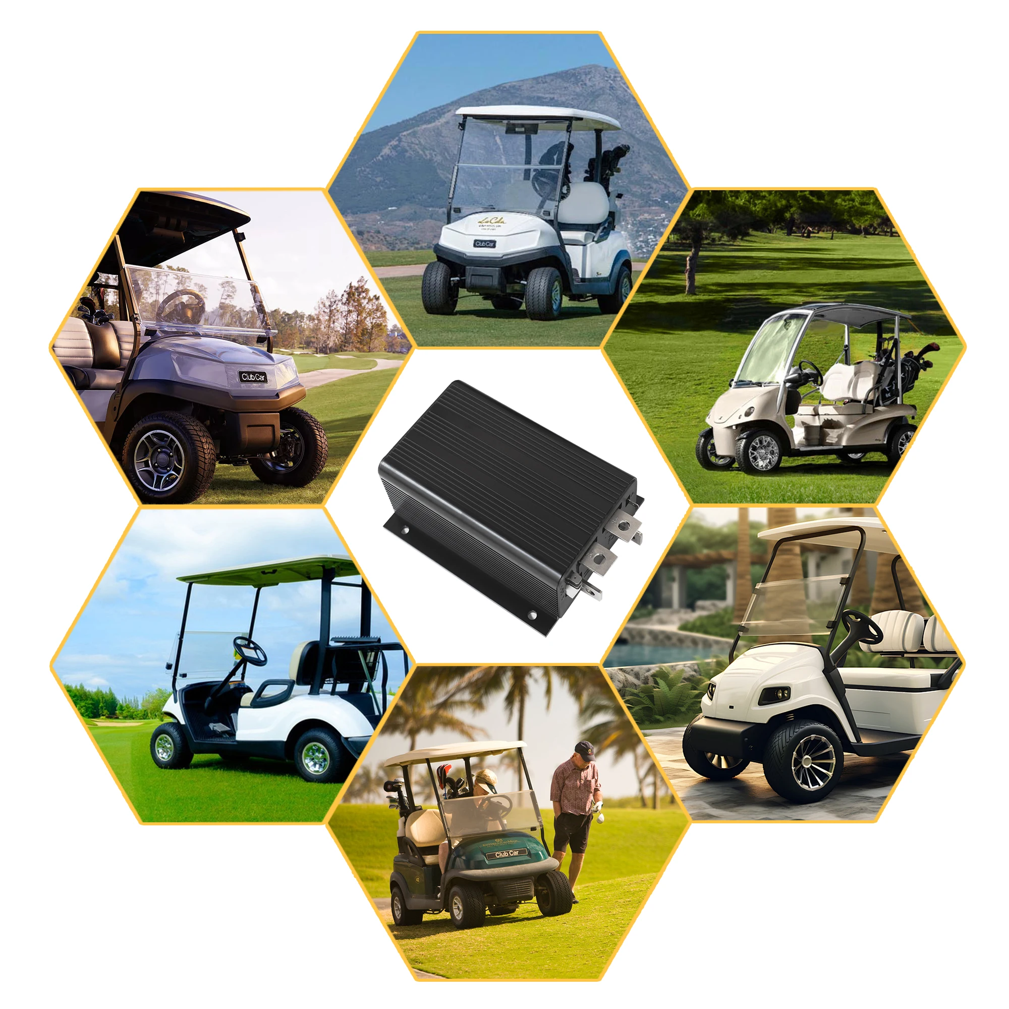Контроллер двигателя 36В 500А 1205M-5603 для гольф-кара Curtis Club Car DS 1980-1995 (art.: 3920dc6effc80) - 3920dc6effc80