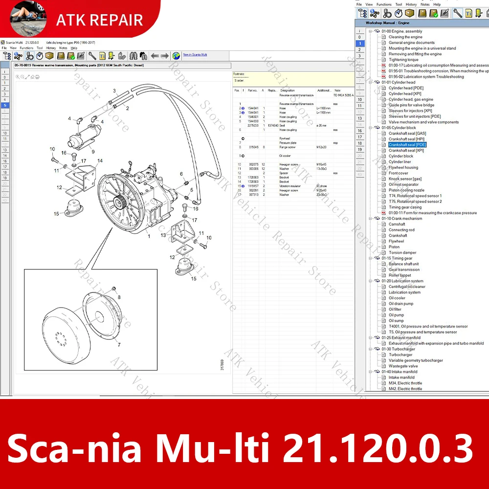 Sca -- nia Mu-lti 21.120.0.3 Rapduty Truck Bus Engine диагностический программатор полный чип