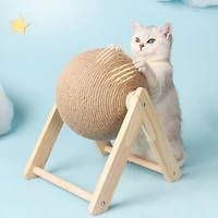 kitten sisal rope ball cat scratching ball toy board grinding paws toys cats scratcher wear resistant pet furniture supplies