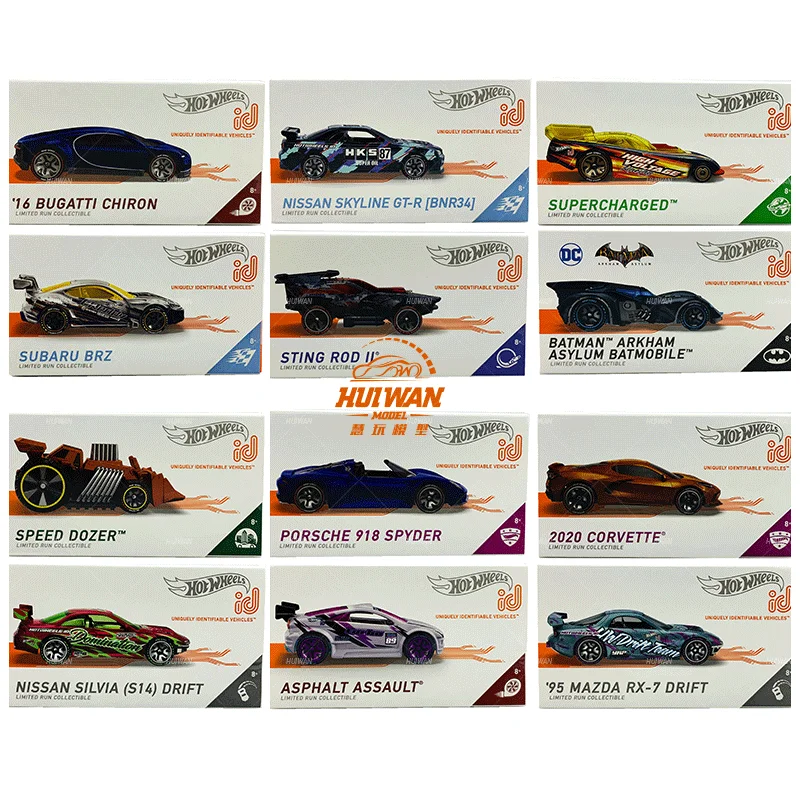 Hot Wheels ID Cars TESLA CYBERTRUCK/ NISSAN SKYLINE GT-R BNR34/ PORSCHE 911 уникальные идентификационные