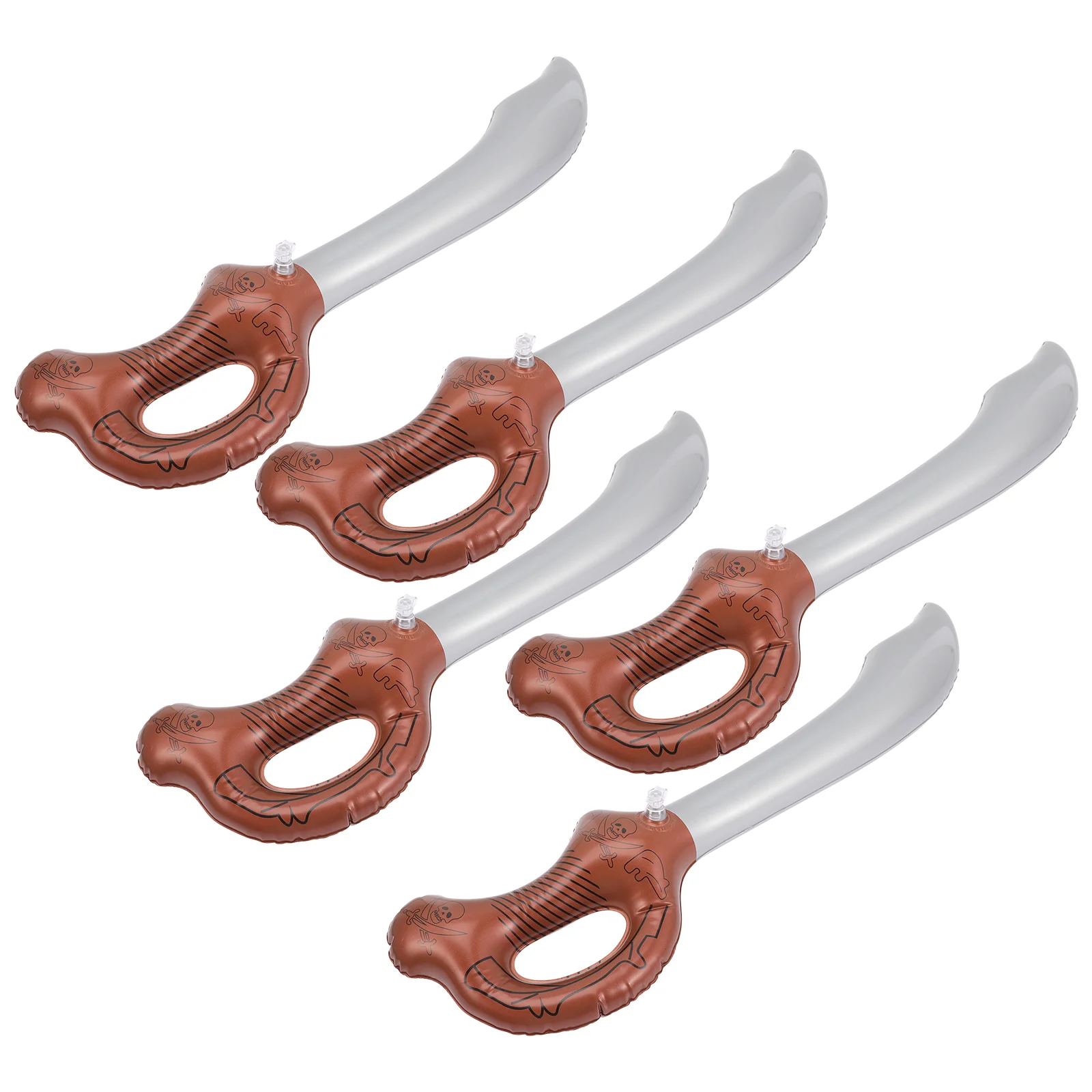 

5Pcs Inflatable Pirate Swords Pirate Theme Party Favor Cosplay Costume Accessory