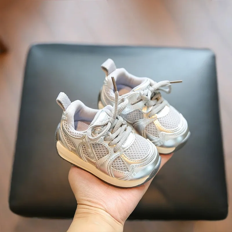 Кроссовки Детские с двойной сеткой на мягкой подошве 15-15 ярдов