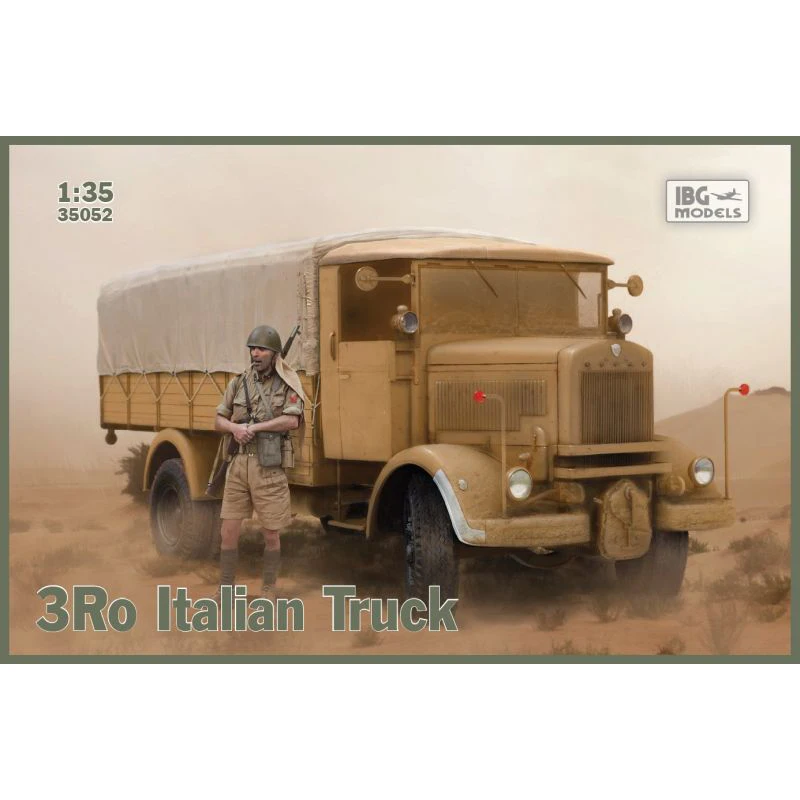

1/35 Italy 3RO Truck 100/17 Howitzer Truck 35052/35053 Assembled Truck Model