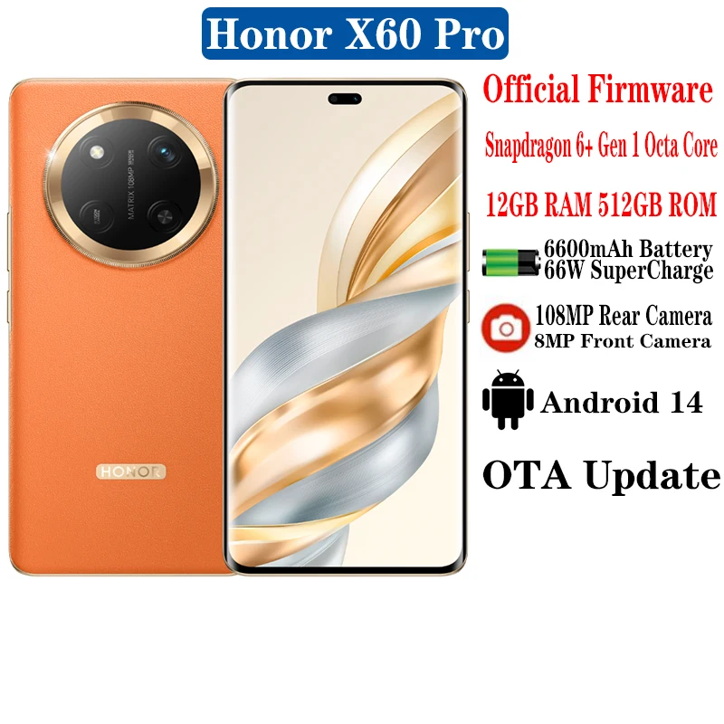 Смартфон HONOR X60 Pro 8/128ГБ 8/256ГБ 12/256ГБ 12/512ГБ china