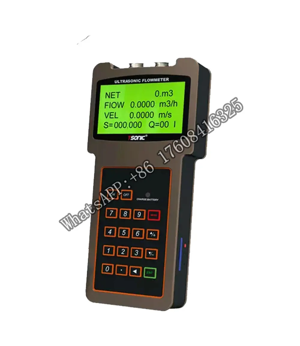 

TUF-2000H DN15-DN6000 Clip-on Sensor Handheld Ultrasonic Flowmeter