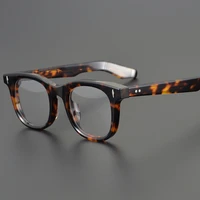 vintage square optical glasses frame men thick acetate myopia prescription eyeglasses frames women american jacques spectacles