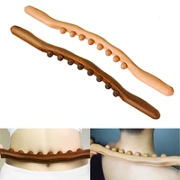 massager for body natural carbonized wood scraping massage stick back massager spa therapy tool point treatment guasha relax