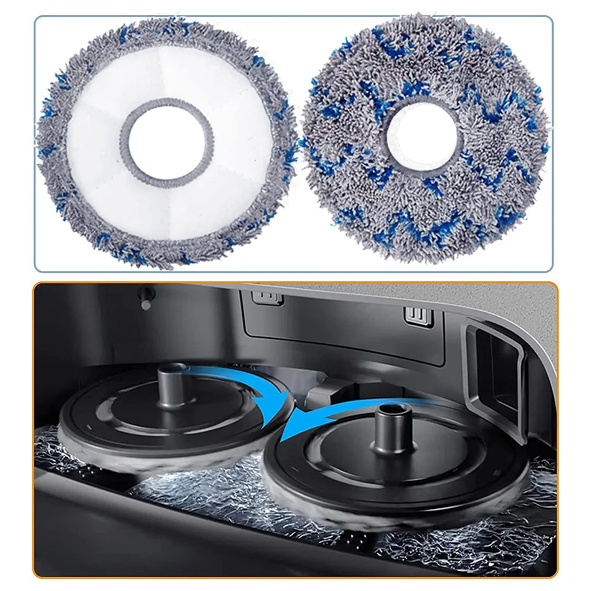 Сменные мешки для пылесоса и салфетка очистки Для Ecovacs Deebot T20 Omni/X1 Omni 12 шт. в