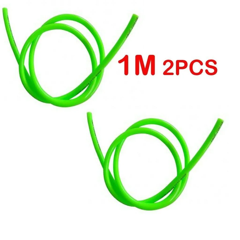 

2x Green 1M Fuel Line Petrol Hose Suit Pit Trail Dirt Quad Bike Motorcycle Terrain vehicle