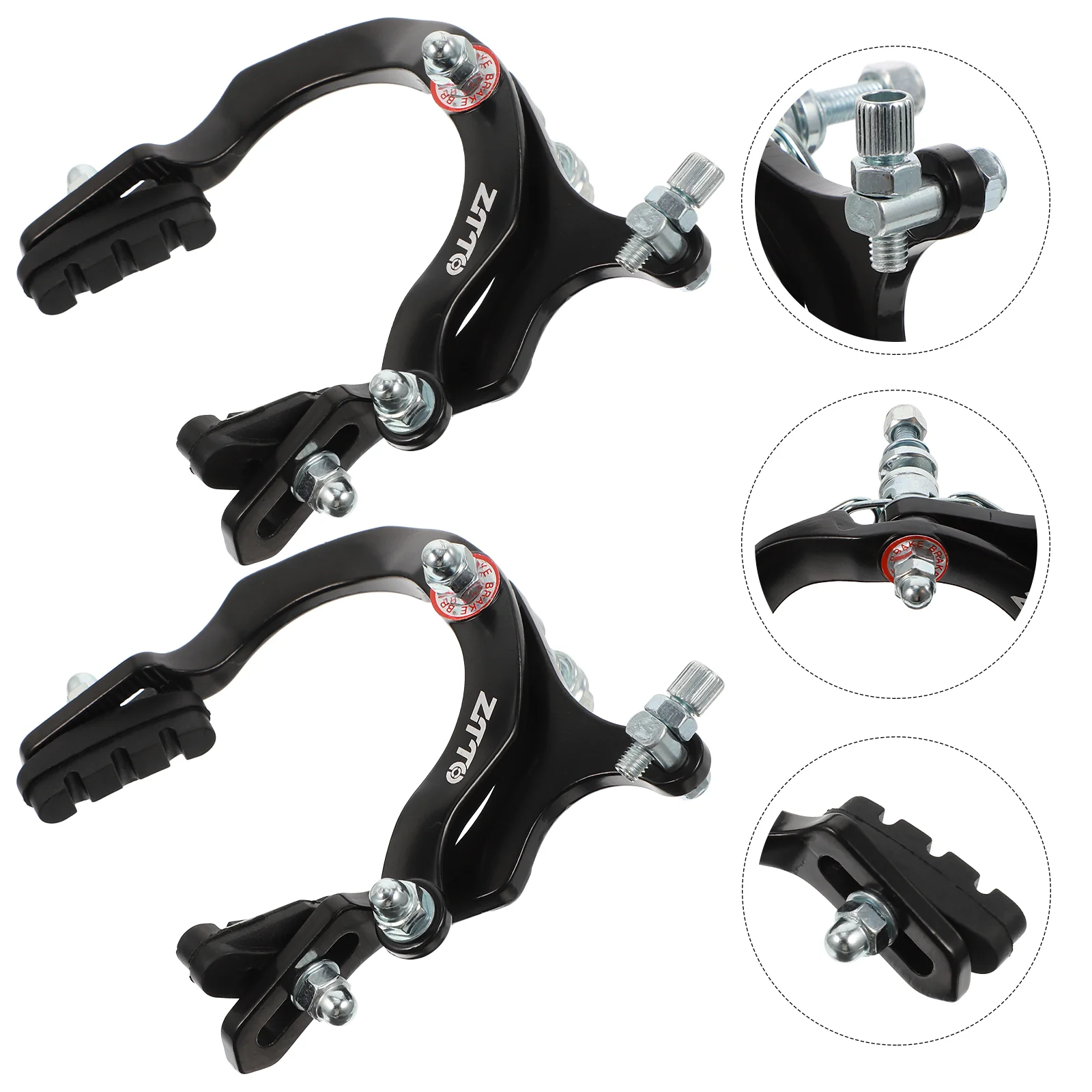 

1 Pair Bike Brakes Calipers Road Bike Shape Brake Long Arm Dual Pivot Bike Brake Mechanical Brakes for Road Bike Brake Caliper