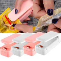 mini heat bag packaging sealers portable magnetic plastic bag clip space saving food storage seal snack sealing kitchen tools