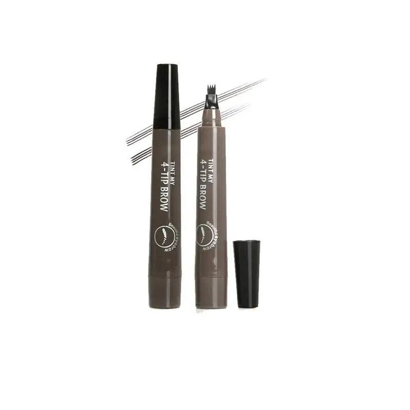 

Waterproof Eyebrow Pencil Brown Shades Eye Brow Pencil Sweatproof Fork TipFine Brow Pen Eyebrow Makeup For Different Skin And