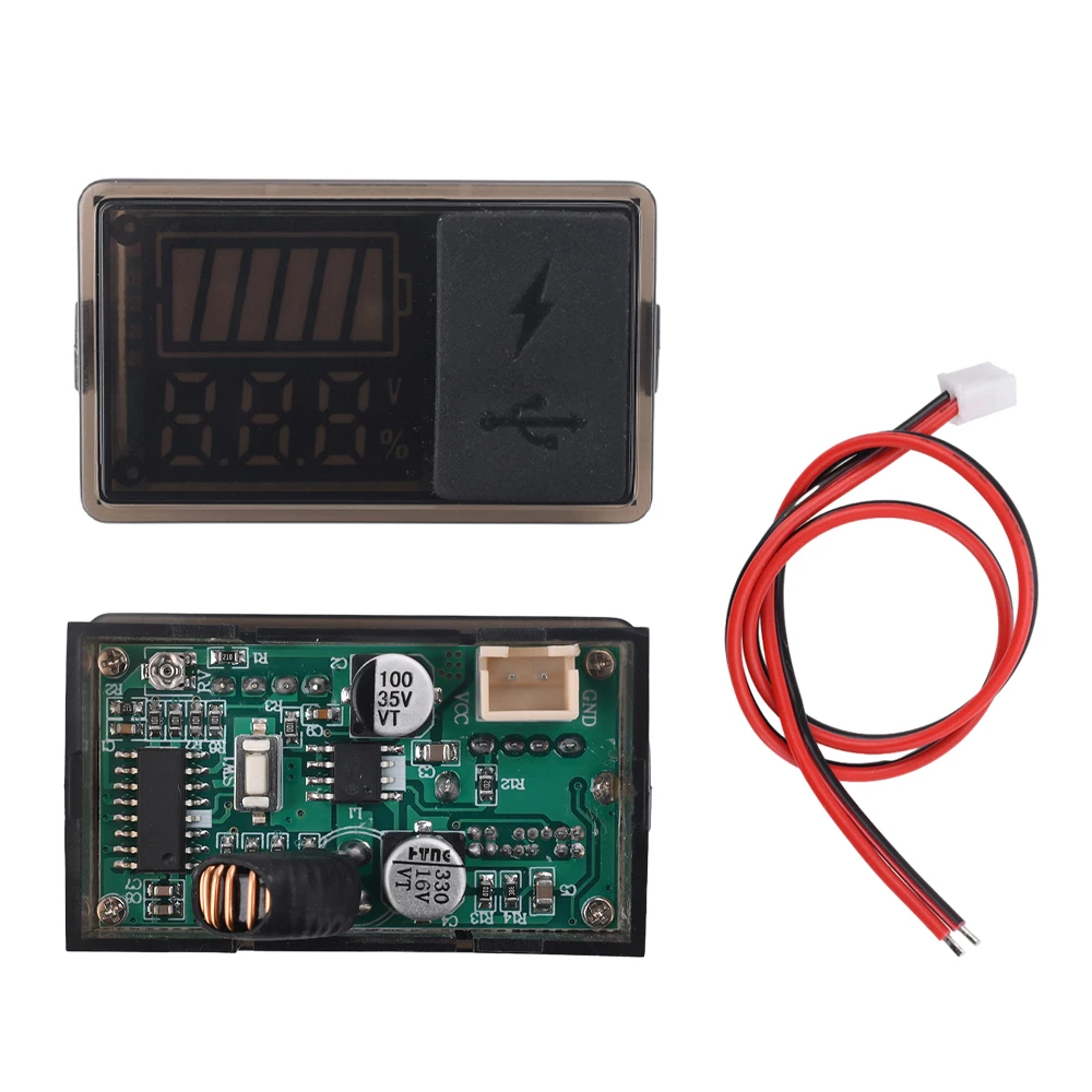 8 ~ 30 В постоянного тока измеритель напряжения уровня батареи сигнализация