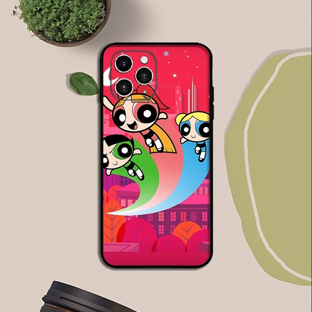 P-powerfulS-G-girls чехол для телефона Iphone 16 15 11 13 14 Pro Max 7 8 Plus X Xr Xs 12mini