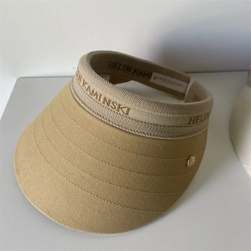 

Empty Top Summer Beach Hat For Women Sun Visor Hat 2023 Fashion Weave Straw Wide Brim UV Protection Breathable Baseball Sun Caps