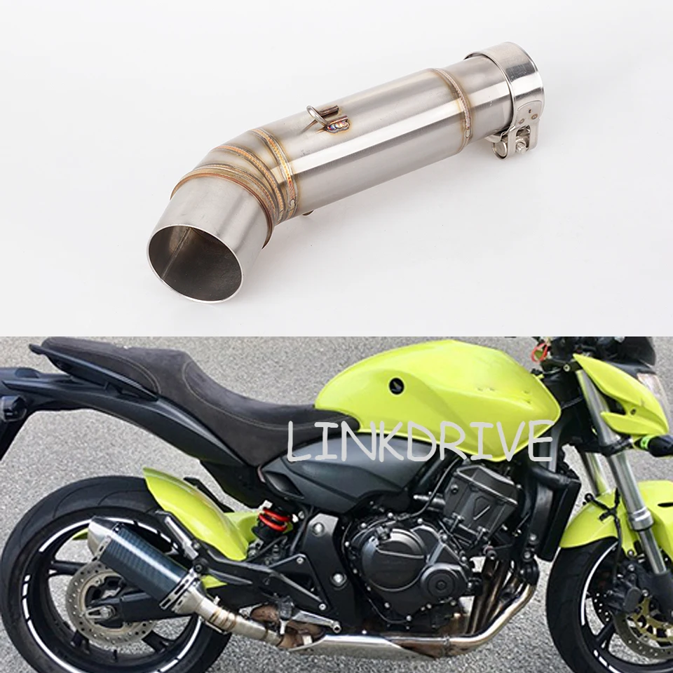 

For Honda Hornet CB600F CB 600F 2007- 2013 Hornet CB600 Exhaust Muffler Middle CB600F Link Pipe Escape Pipe Slip-on