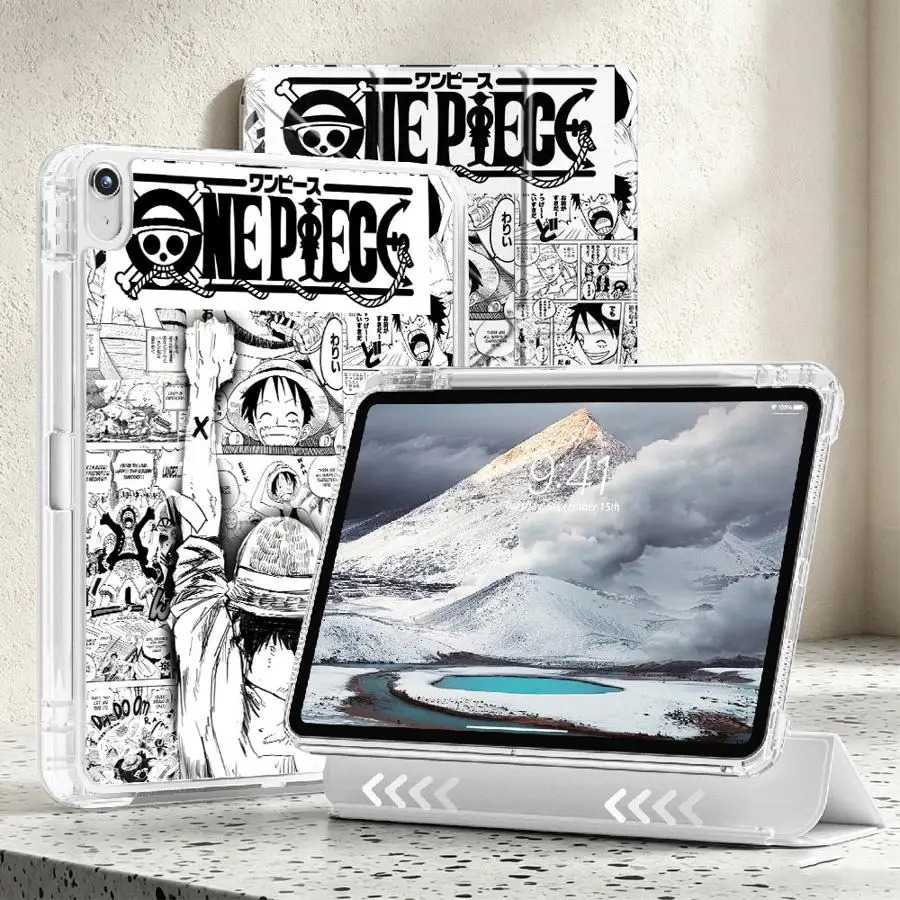 Фото Чехол для планшета One Piece Luffy Anime для Samsung Galaxy Tab A11 S9 Plus S7 FE S8 S10 Lite A9 Plus A8 с отделением для ручки №5