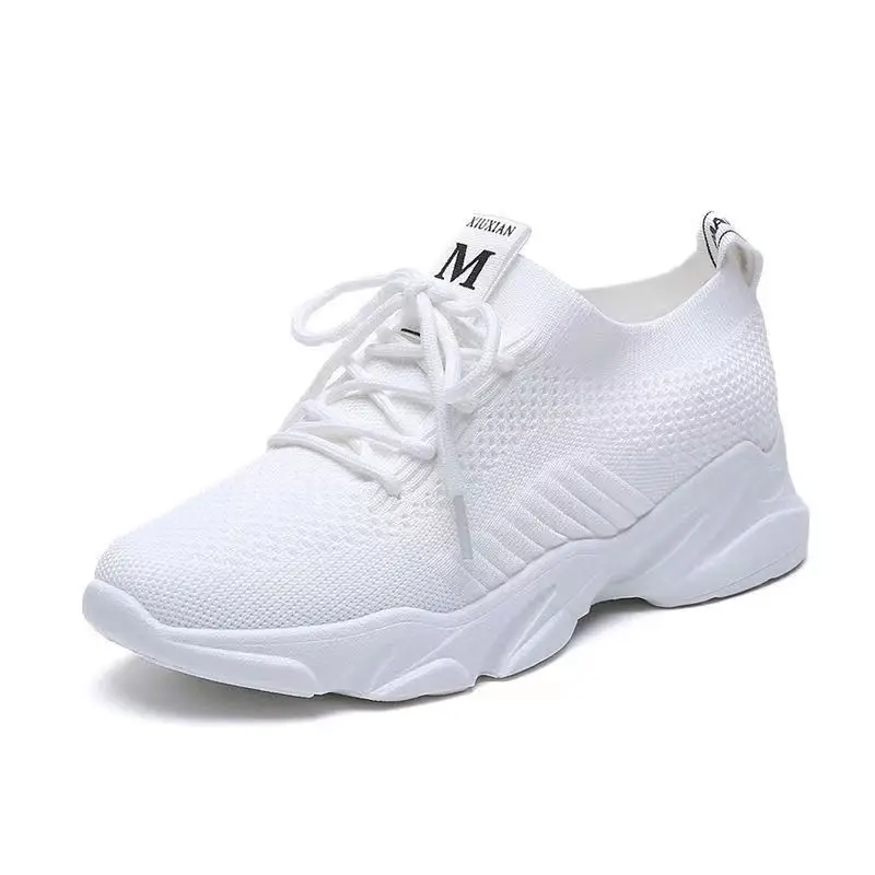 2022 Mesh Sneakers Women's Korean-Style Fashion Casual Shoes Soft Bottom Running Shoes