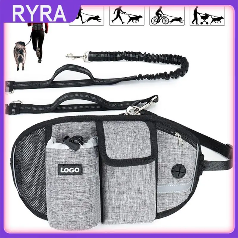 Shell Fabric Soft And Breathable Walking Dog Fur Set Safe Pet Waist Pack Running Waistpack Luggage Mesh Design Easy To Wear